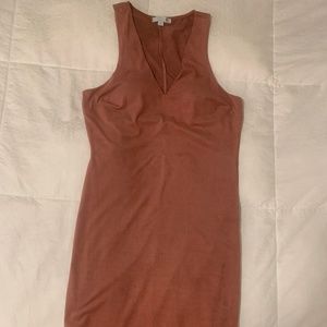 G by Guess pink v-neck dress